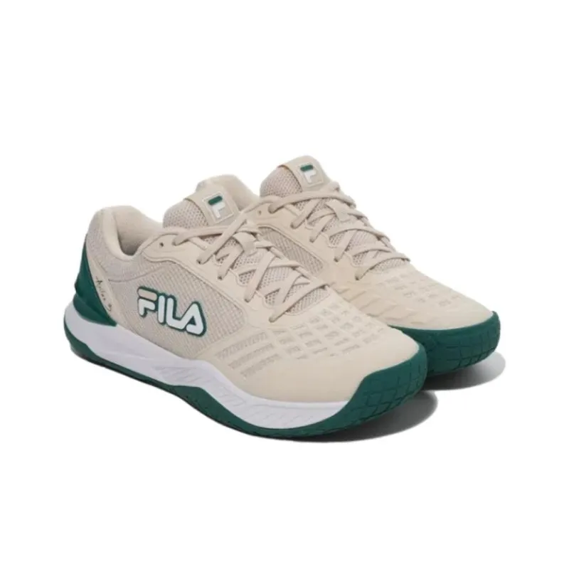 FILA Exilus 3 Low Top Tennis Shoes Unisex Beige Green Korean Style-2
