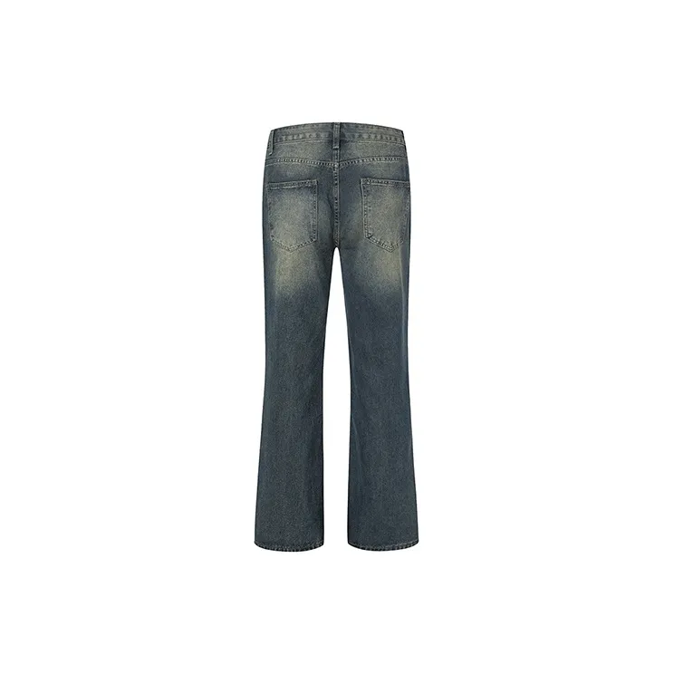 YooMore Jeans Unisex Vintage Blue-1