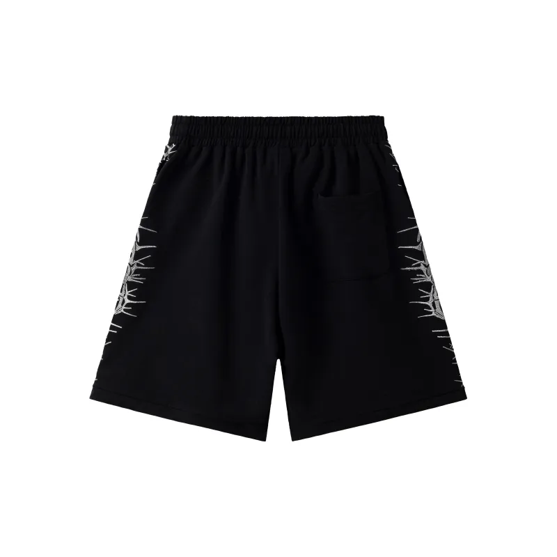 PILOTDRAGON Drawstring Knee Length Pants Shorts Unisex-1