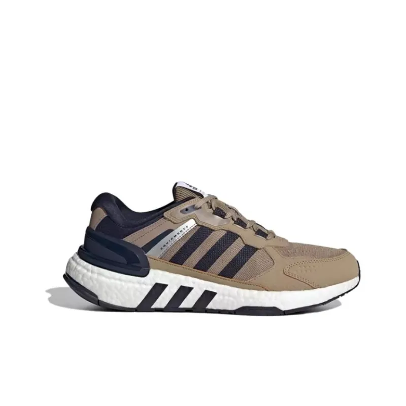 Adidas Equipment+ Cushioning Abrasion Resistant Breathable Low Top Rubber Casual Running Shoes Unisex Brown Black-1