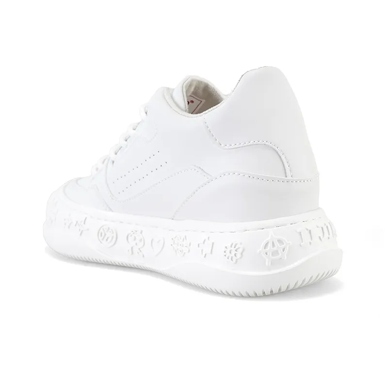 IiJin Slip-Resistant Cushioning Height Increasing Low-Top Skateboard Shoes Women's-3