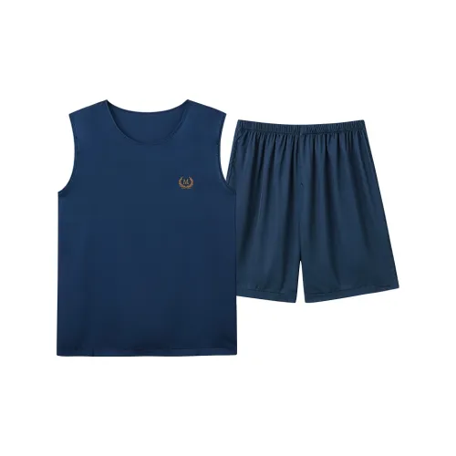 Follow The United States Pajama Set Men's Dark Blue