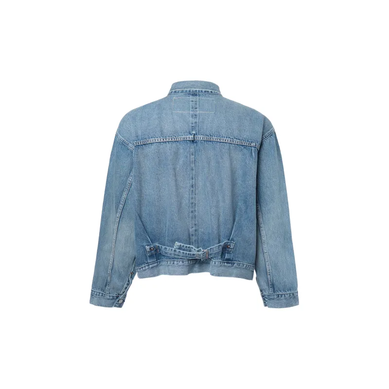 Beams X Levis Denim Jackets Men Blue-1