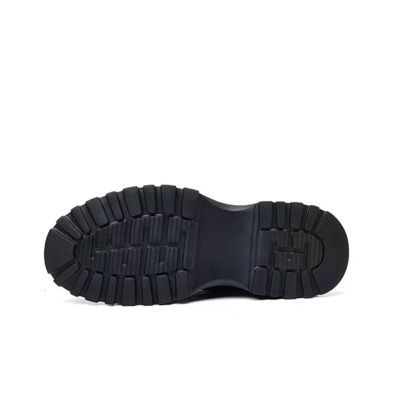 YEDANI Dress Shoes Men Low Top Black/Brown-10