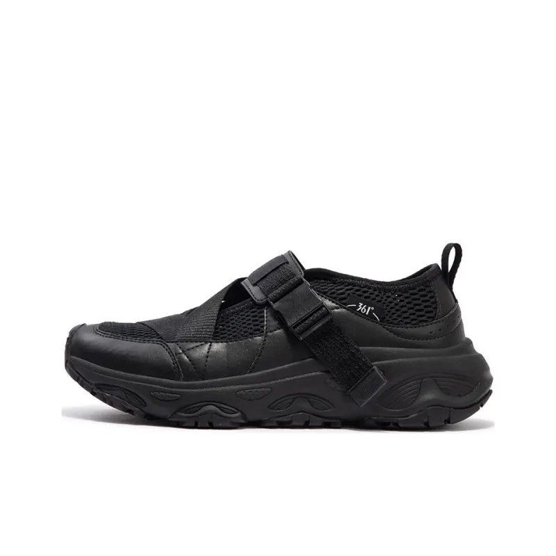 361° Cushioning Wear Resistant Low Top Outdoor Shoes Men's Black-0