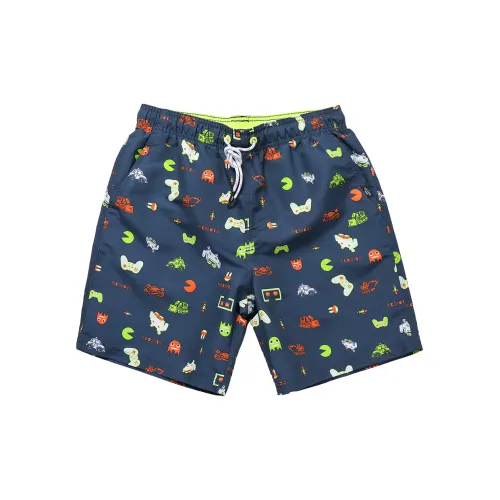 GAILANG Beach Shorts Men Video Game Print