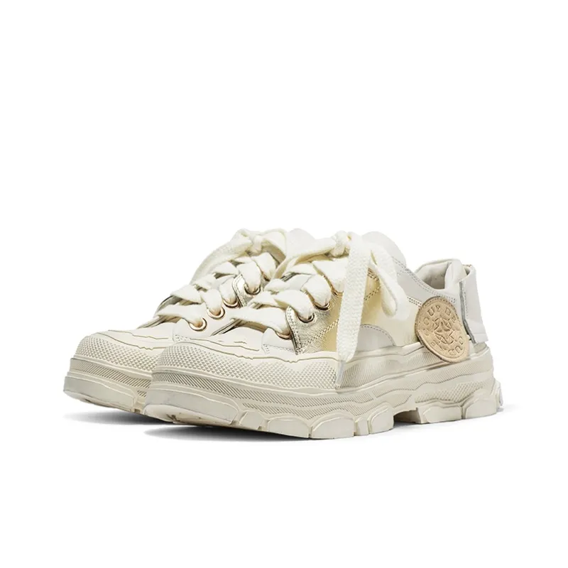 Coup De Foudre Cushioning Wear-Resistant Low-Top Chunky Sneakers Women's-6