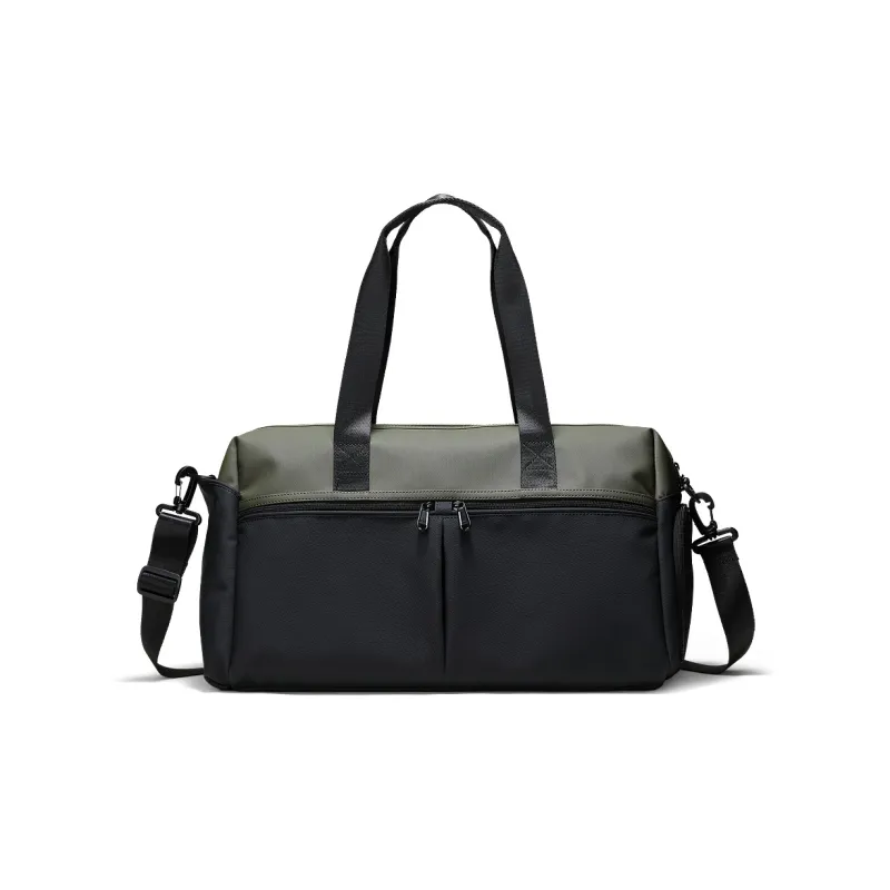 Fillove Fabric Shoulder Bag Crossbody Bag Travel Bag Regular Men's Black & Green-0