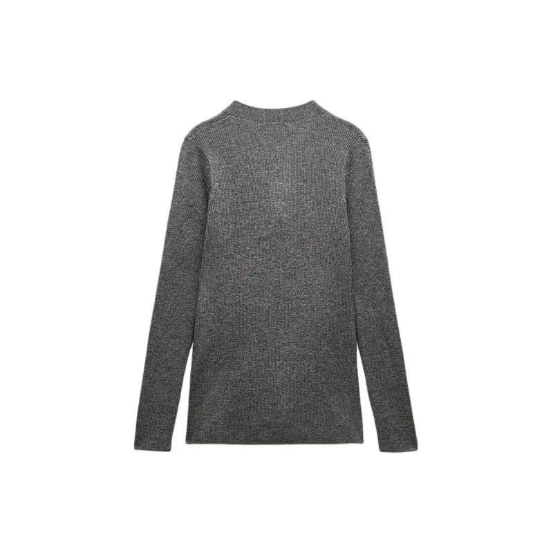 ZARA Sweater Women's Medium Gray-1