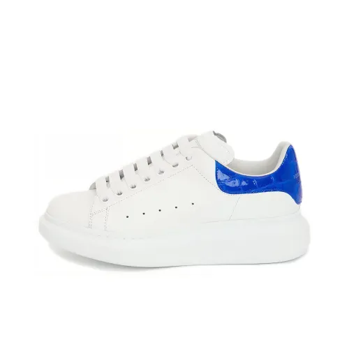 Alexander McQueen Skateboard Shoes Women's Low-Top White/Blue