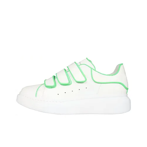 Alexander McQueen Skateboard Shoes Women's Low-Top White/Green