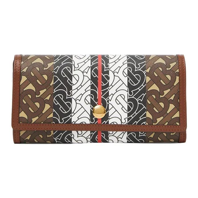 Burberry Canvas Wallet Women's Brown-0