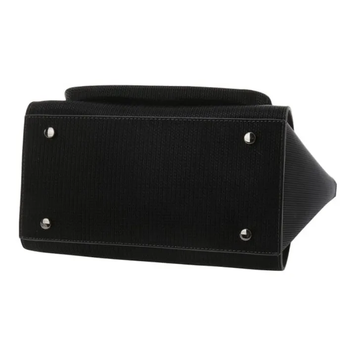 DESCENTE Synthetic Leather, Polyester Shoulder Bag Unisex Black-2
