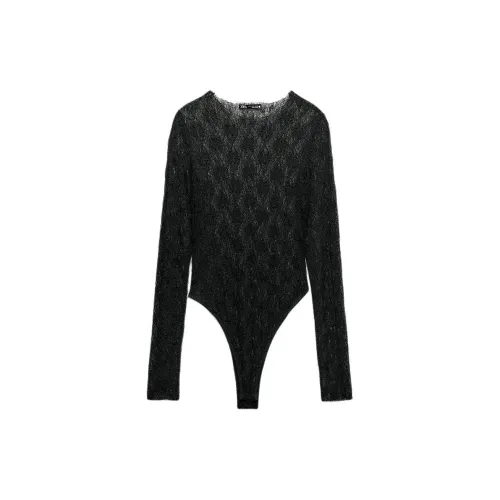 ZARA Bodysuits Women's Black