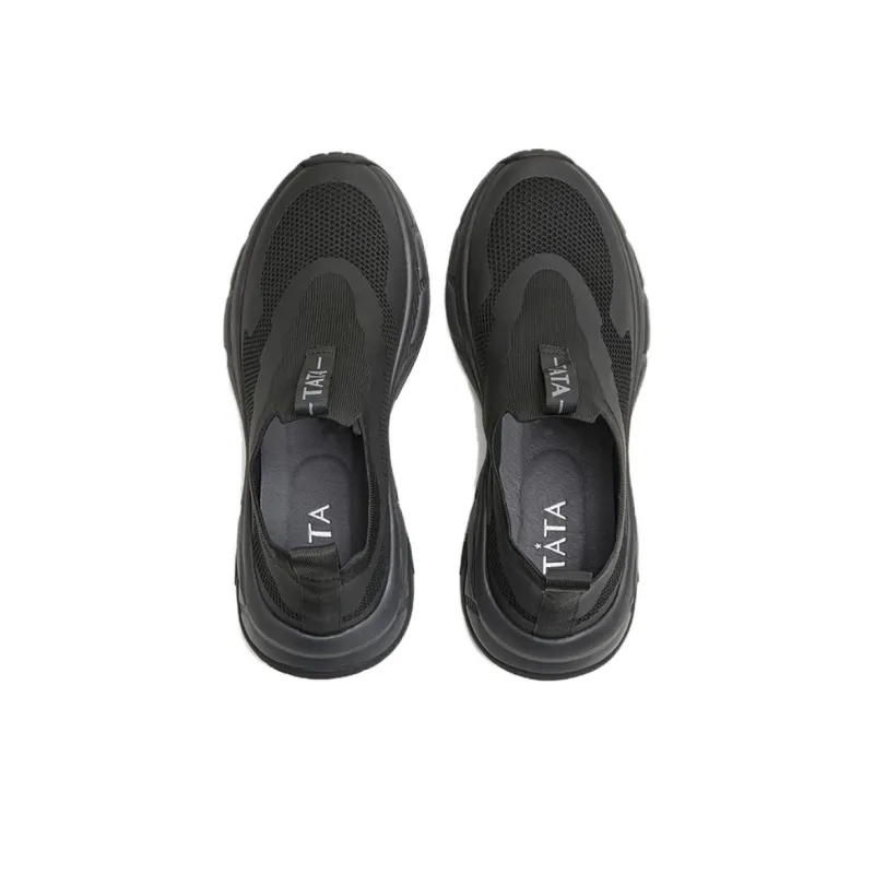 TATA Casual Shoes Men Low Top Solid Color-3