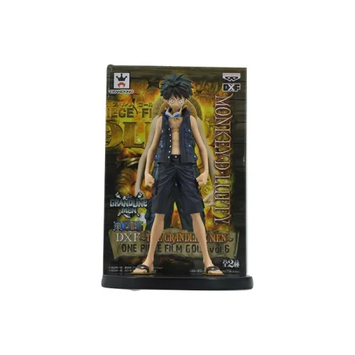 BANPRESTO Monkey D. Luffy Eyewear Factory DXF One Piece, The Grandline Men Film Gold Vol.6 Bonus Gifts
