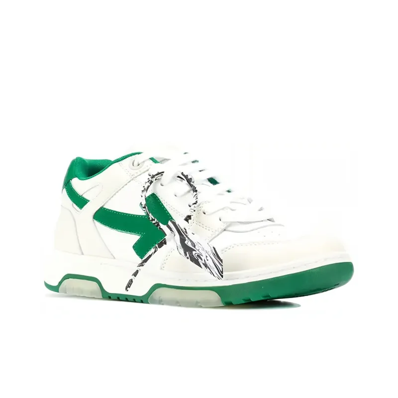 OFF WHITE Out Of Office Low 'White Green'-2