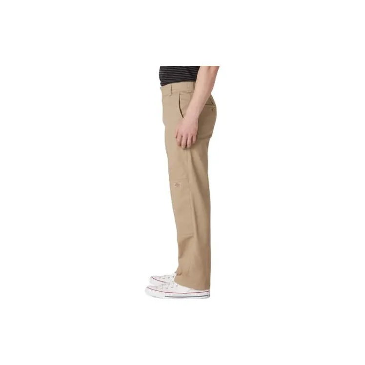 Dickies Slim Straight Fit Double Knee Pants Casual Pants Men's Beige-2