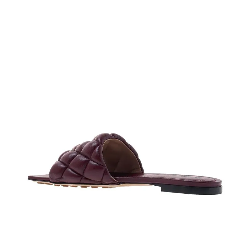 Bottega Veneta Matelassé Flat Sandals Women's-1