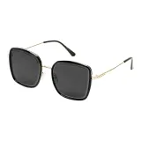 Black Gold Frame with Black Gray Lens