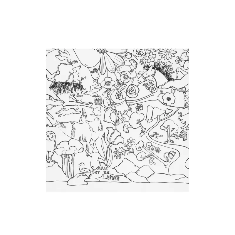 HERMES Silk Scarves Unisex White-2