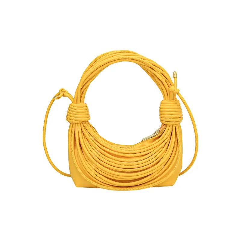 ALOENEY PU Handbag, Crossbody Bag Regular Women's Yellow-0
