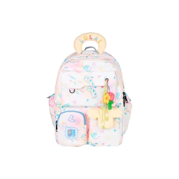 LOLA DESIGN Polyester Backpack Regular Women's Multicolor