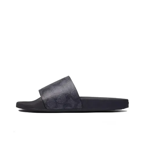 COACH Slide Slippers Women's Black