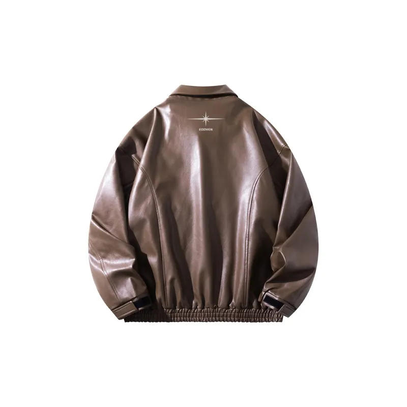 EOOVEN Leather Jackets Unisex-5
