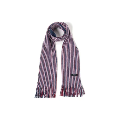 Beams Knit Scarves Men's Purple