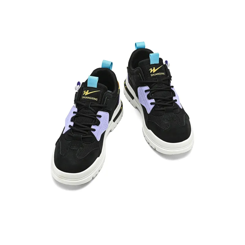 Binary Low Top Skateboard Shoes Men's Black-3