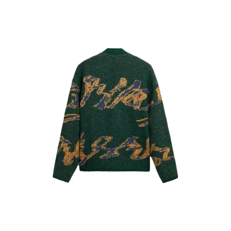 ZARA Knitwear Men Green-1