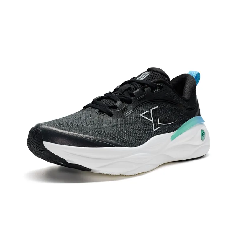 XTEP Cloud Wing 2.0 Running Shoes Men Low Top Charcoal Gray/Black-2