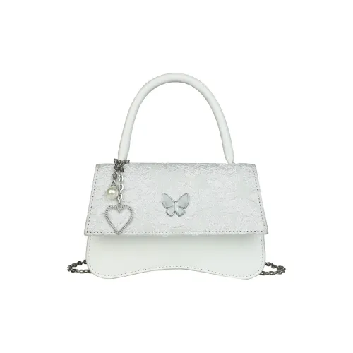Bywhich PU Handbag, Shoulder Bag, Crossbody Bag Regular Women's White