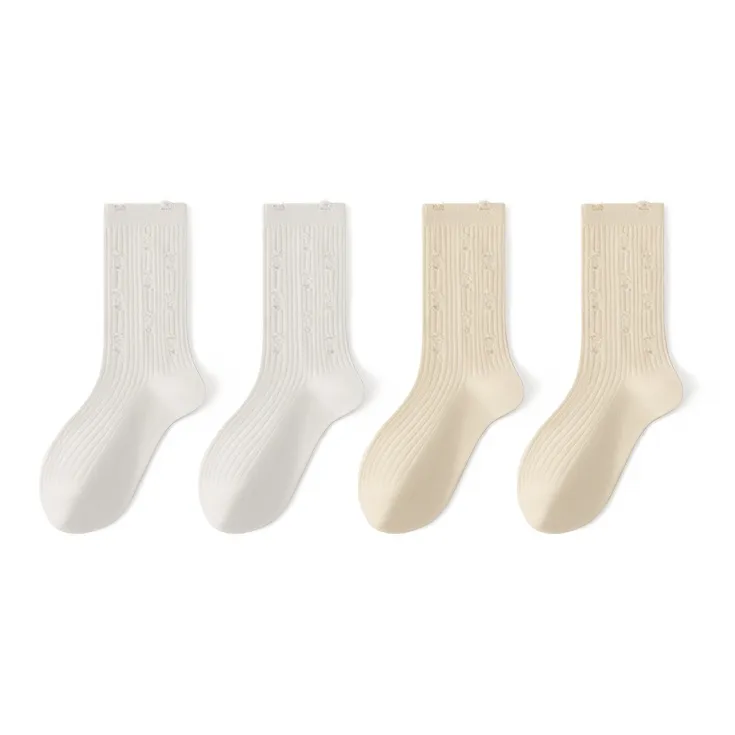 SHIWAJI Mid Calf Socks Unisex 4 Pack-7