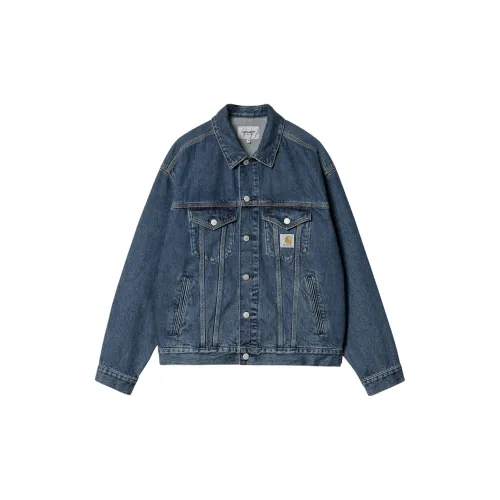 Carhartt WIP Denim Jackets Men Blue