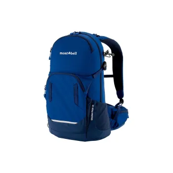 MONTBELL Nylon Outdoor Mountaineering Bag Backpack Unisex Oriental Blue