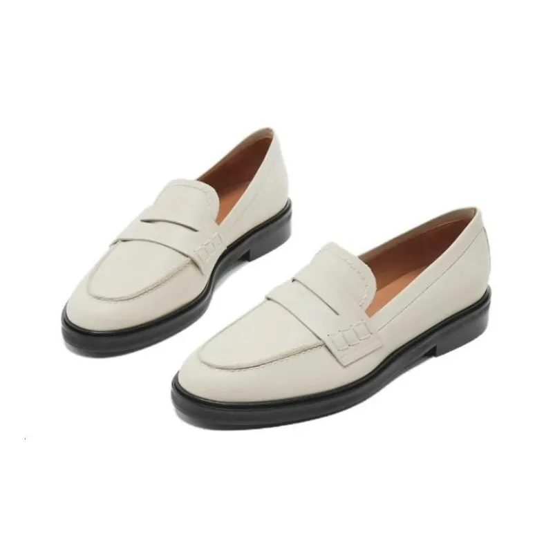 FLATTERED Loafers 2cm Women's Milk White-2