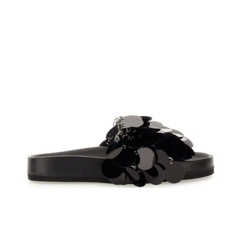 Paco Rabanne Sequin Embellishment Open-Toe Sandals-1