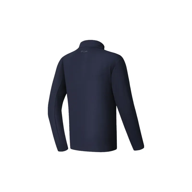 FILA Knitted Fabric Long Sleeved Coat Men's-2