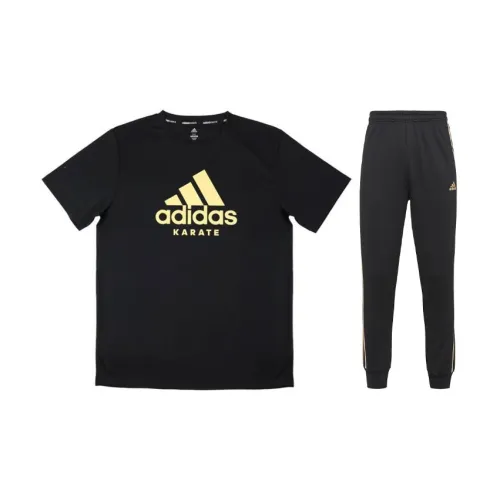 Adidas Casual Sportswear Men Black/Gold