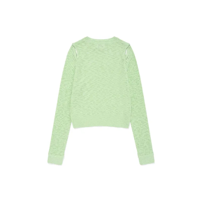COVERNAT SS24 Knitwear Women's Light Lime-1