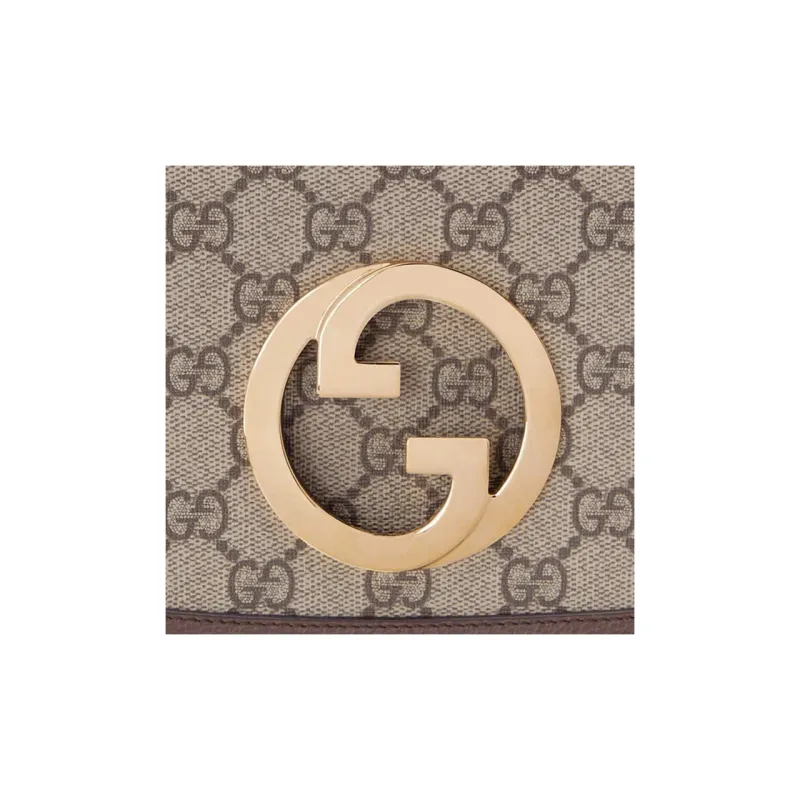 GUCCI Blondie Canvas Handbags Wrist Bags Clutches Mini Men's Ebony-7