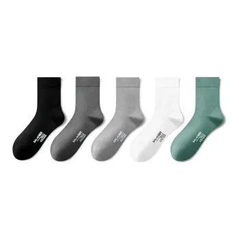 Taste The Color Mid Calf Socks Men's 5 Pack