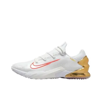 Nike Force Zoom Trout 8 Pro NRG Playoff Pack Cushioning Wear Resistant Low Top Training Shoes Unisex White Yellow