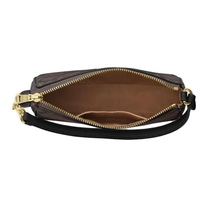 COACH Nolita PVC With Skin Shoulder Bag, Pochette, Handheld Handbag, Shoulder Bag Women's Brown-2