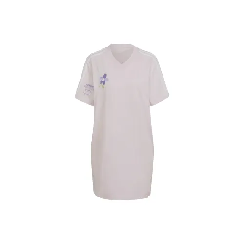 Adidas Short-Sleeved Dresses Women's Pink