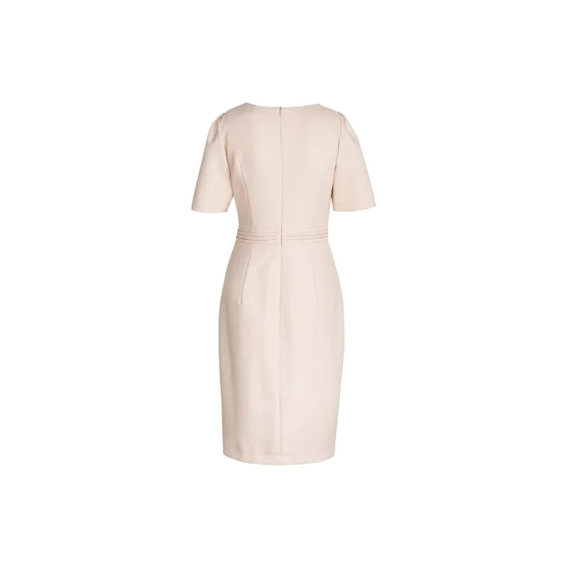 ROEYSHOUSE Short Sleeved Dresses Women's Light Pink-1