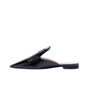 PRADA Pointed Patent Leather Mules 'Black' Women's