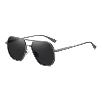 ALIEN BANG Metal Oval Sunglasses Unisex
